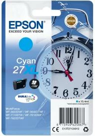 Patron bojë Epson 27XL DURABrite Ultra 10.4 ml C13T27124012, cyan