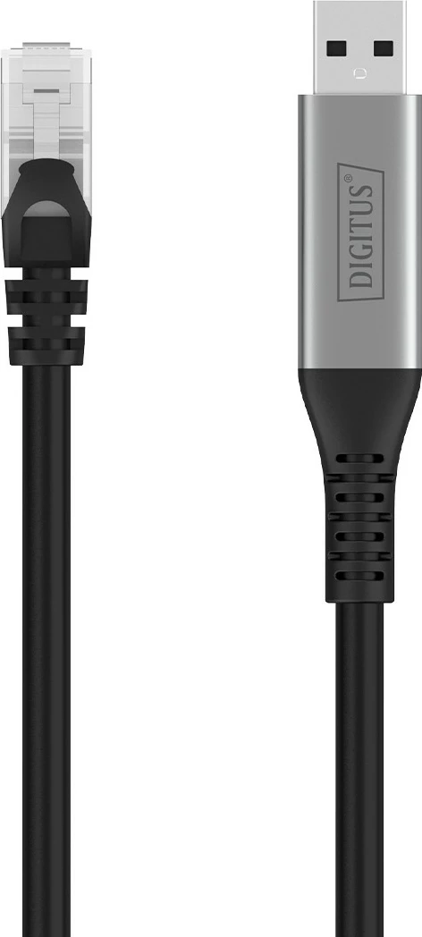 Kabllo rrjeti Digitus USB 3.2 në RJ-45, Cat6a, 5m, e zezë