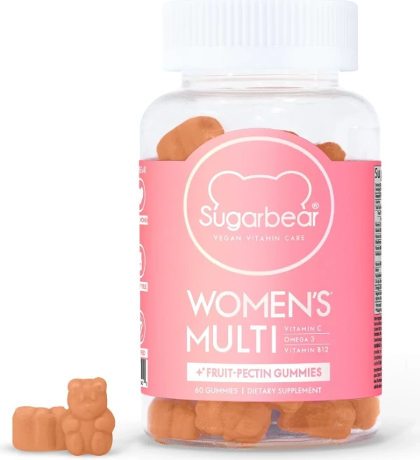 Vitamina për flokë Sugar Bear Hair Women's Multi , 60 copë