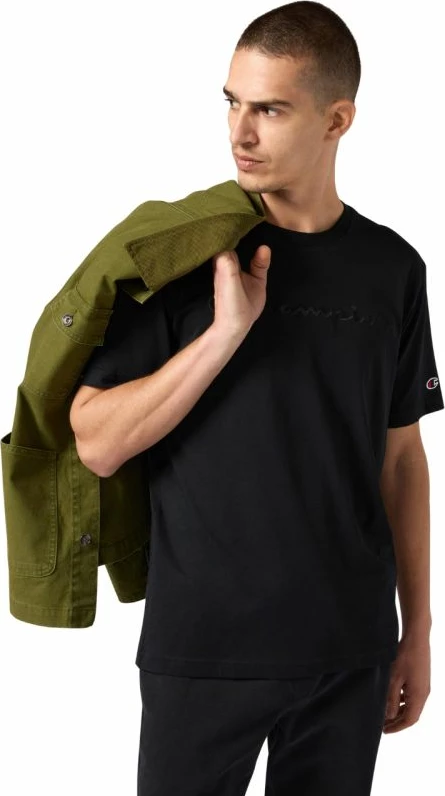 Maicë për meshkuj Champion, e zezë