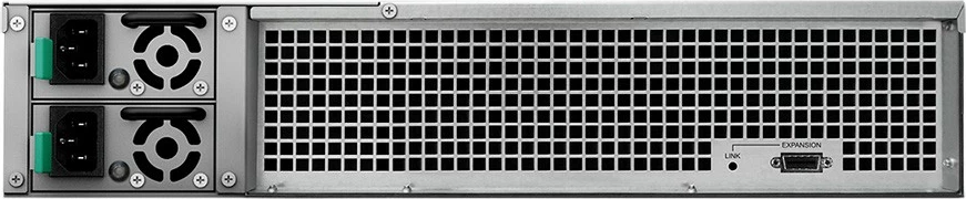Njësi zgjerimi Synology RX1217RP, 0 TB, 13.4 kg, Rack (2U), Ngjyrë e zezë, Gri