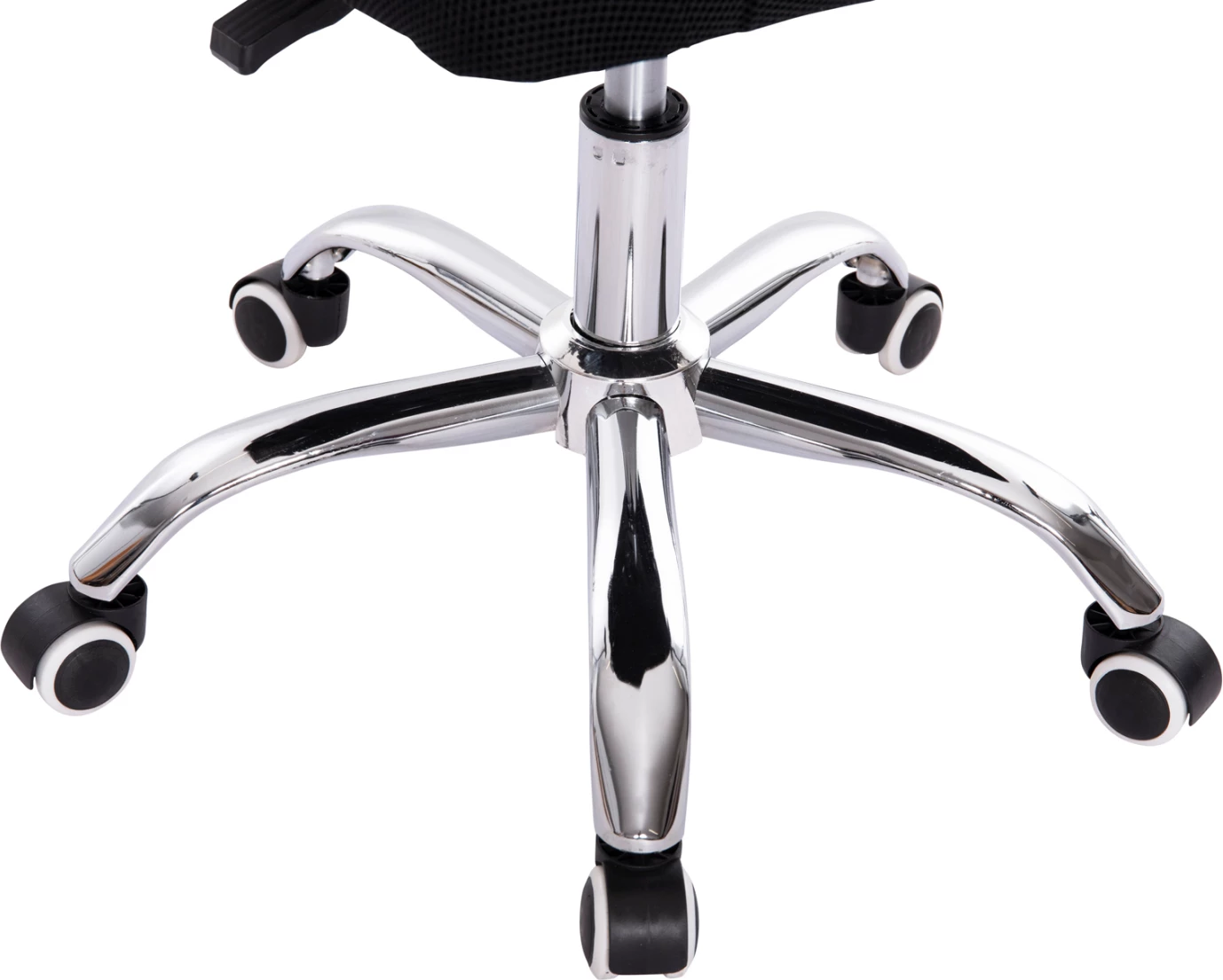 Karrige zyre TRAIL2 FH1193.36, ngjyrë blu dhe e zezë, pëlhurë rrjetë-krom, 61x61x116H cm.