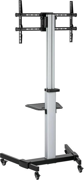 Karrocë për TV/monitor LogiLink BP0163, 37-86 inç, deri 50kg, e zezë/argjendtë