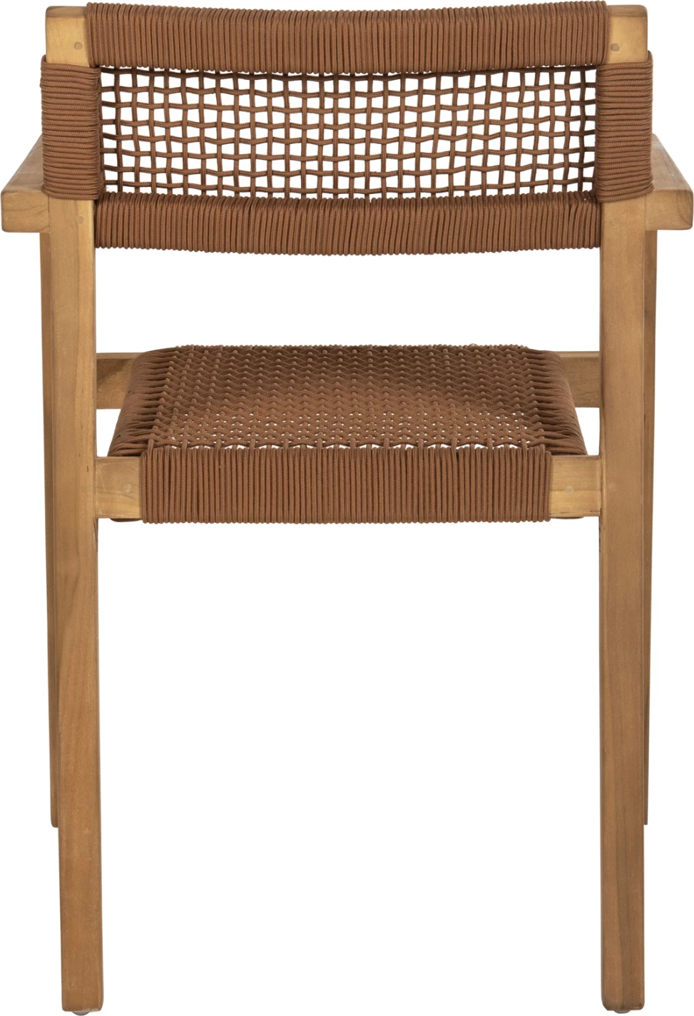 Karrige me krahë CHARLOTTE FH9637.01 dru tik natyral & litar kafe 59x54x83H cm