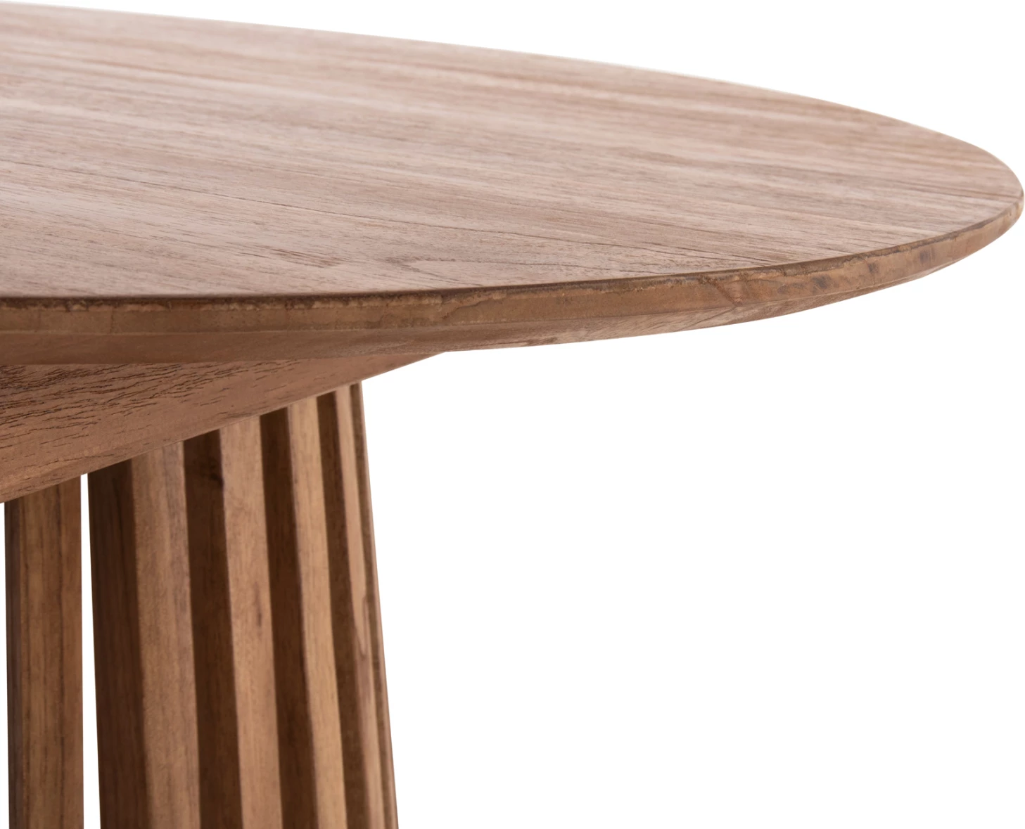 Tavolinë e rrumbullakët për ngrënie, FRANTZ, FH9832.11, dru MINDI, ngjyrë natyrale, Φ80x75H cm