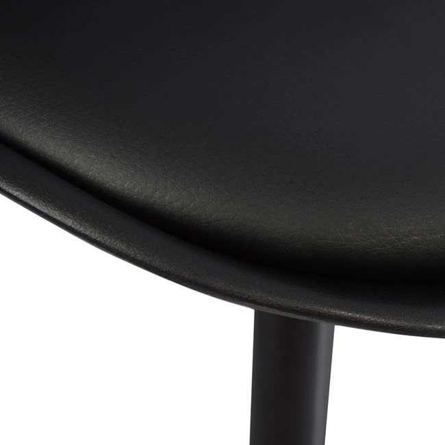 Karrige Vegas FH0033.32 polipropilenë-PU-e zezë 47,5x55x82 cm, set prej 4 copë