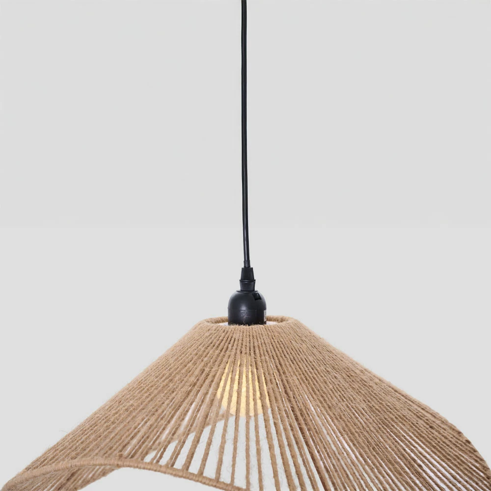 Llambë tavani BEAM, litar natyral, 48x20cm