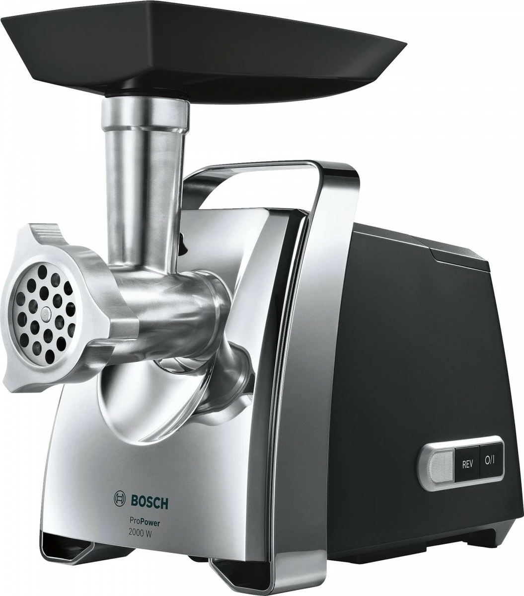 Makineri bluarëse mishi Bosch MFW 67440, 2000 W, e zezë/inox