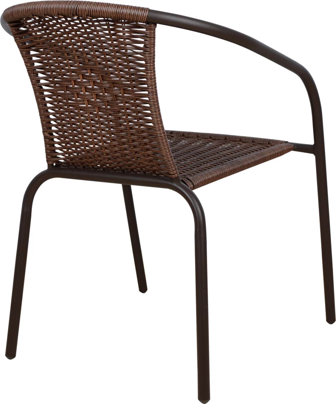 Karrige për jashtë Camel, ngjyrë kafe metalike me thurje, FH5015.02, 48x48-53x72 cm