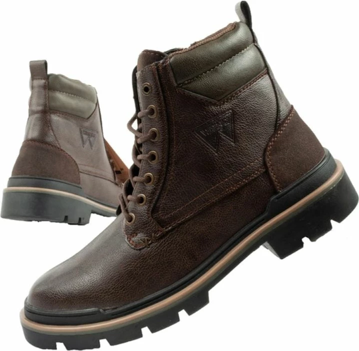 Çizme Chelsea për meshkuj Wrangler, kafe të errëta