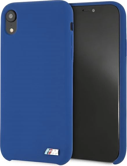 Mbështjellës BMW Silicone M Collection për iPhone XR, Blu