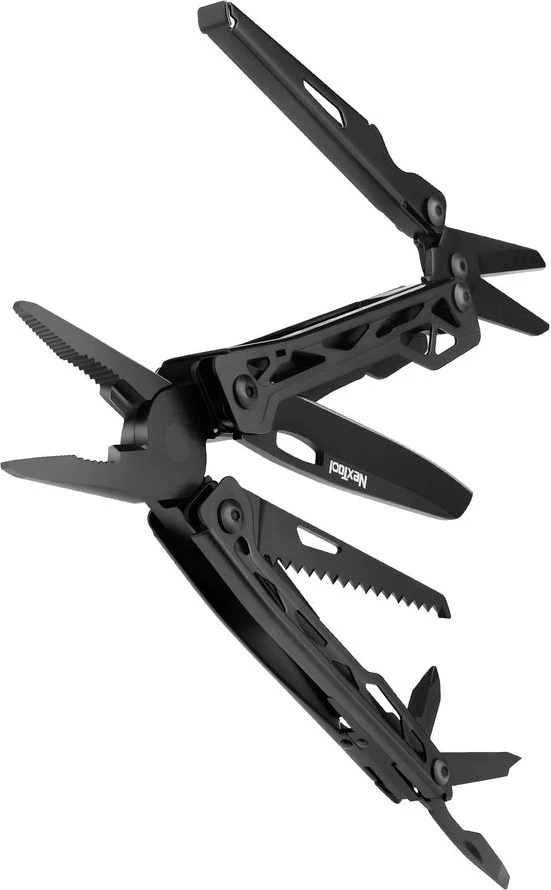 Multitool NexTool Black Knight 11-në-1 me mbështjellës rripi, zi