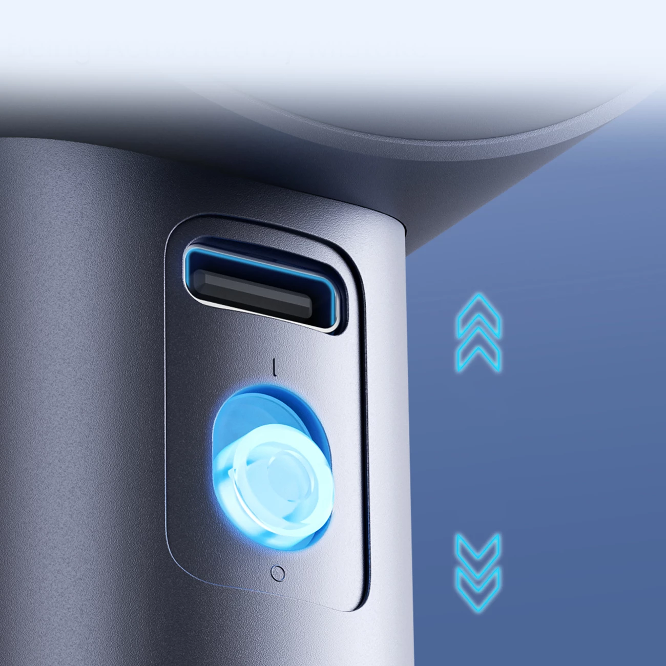 Ventilator dore Jisulife Pro1 FA53, 3600 mAh, ekran LED, USB-C, kaltër e errët