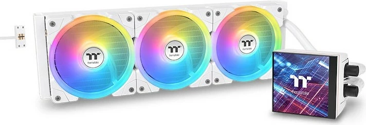 Ftohës me ujë All-in-One Thermaltake MAGFloe 360 Ultra Snow Edition, 3x120mm, RGB, i bardhë