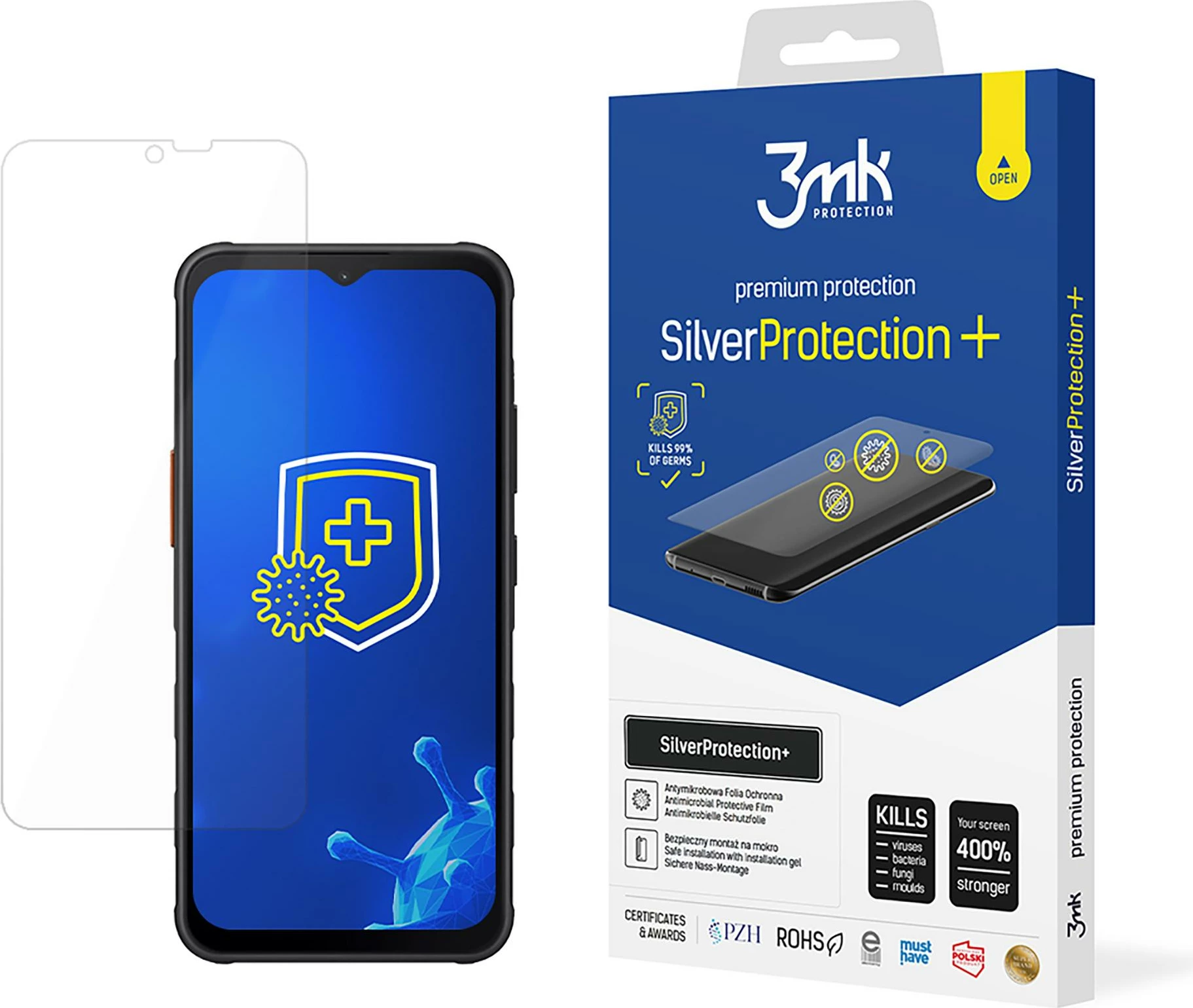 Film mbrojtës antibakterial 3mk SilverProtection+ për Samsung Galaxy XCover 7