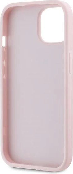 Mbështjellës Karl Lagerfeld Diagonal Quilted Script për iPhone 15 Plus / 14 Plus, rozë