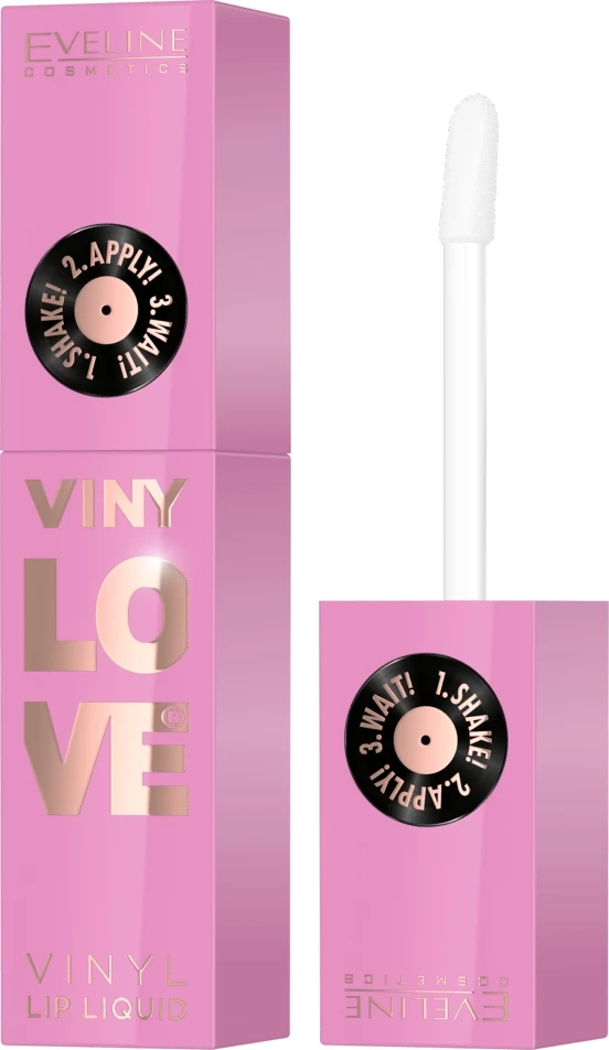 Buzëkuq i lëngshëm Eveline Cosmetics VinyLove Long-lasting Vinyl Effect për femra 02 Dusty 4ml