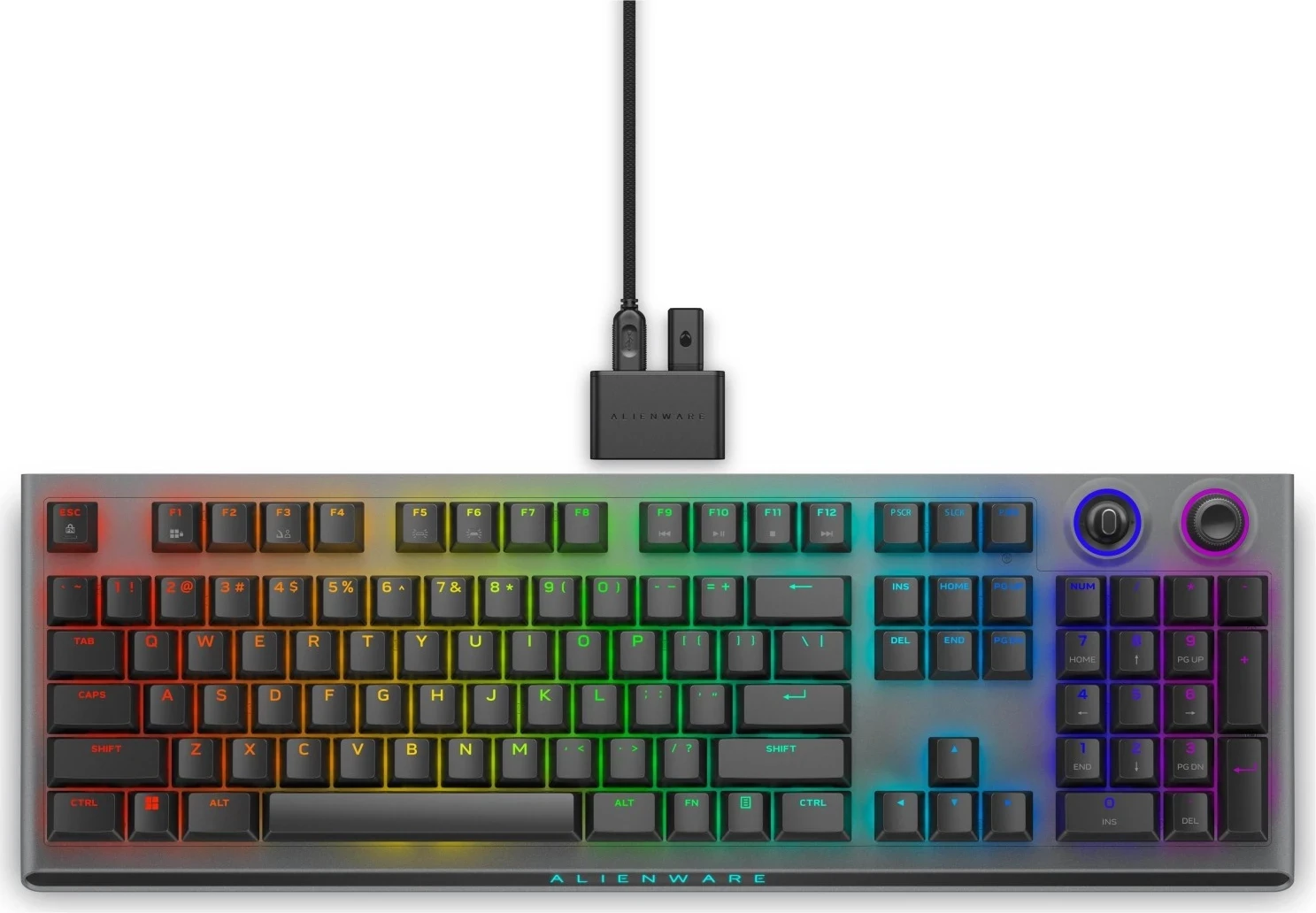 Tastierë Dell Alienware AW920K, me dritat RGB dhe pa kabllo