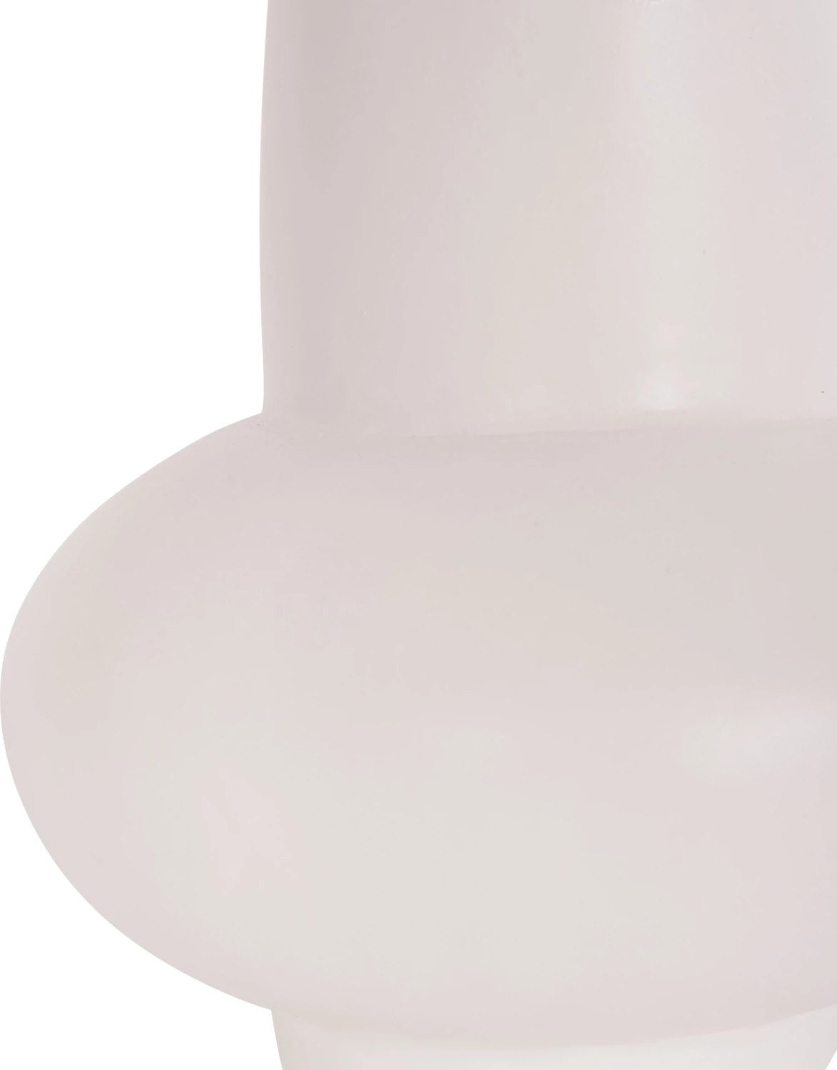 Vazo dekorative për tavolinë LEMA, terrakotë e bardhë, FH4664.02S, 22x22cm