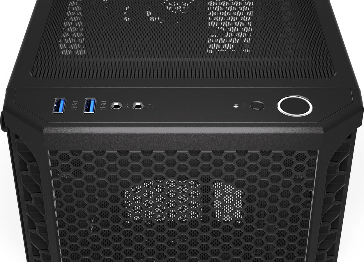 Kasë Endorfy Signum 300 Core, Midi Tower, Tempered Glass, e zezë