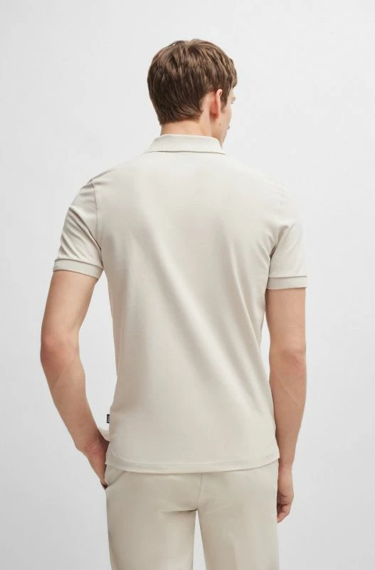 Maicë polo Boss për meshkuj, e bardhë