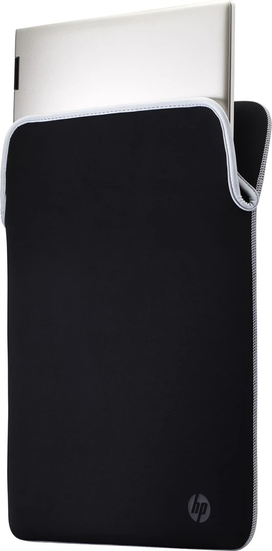 Mbulesë laptopi HP, e mbrojtshme dhe e kthyeshme, 15.6 inç, e zezë dhe argjendtë