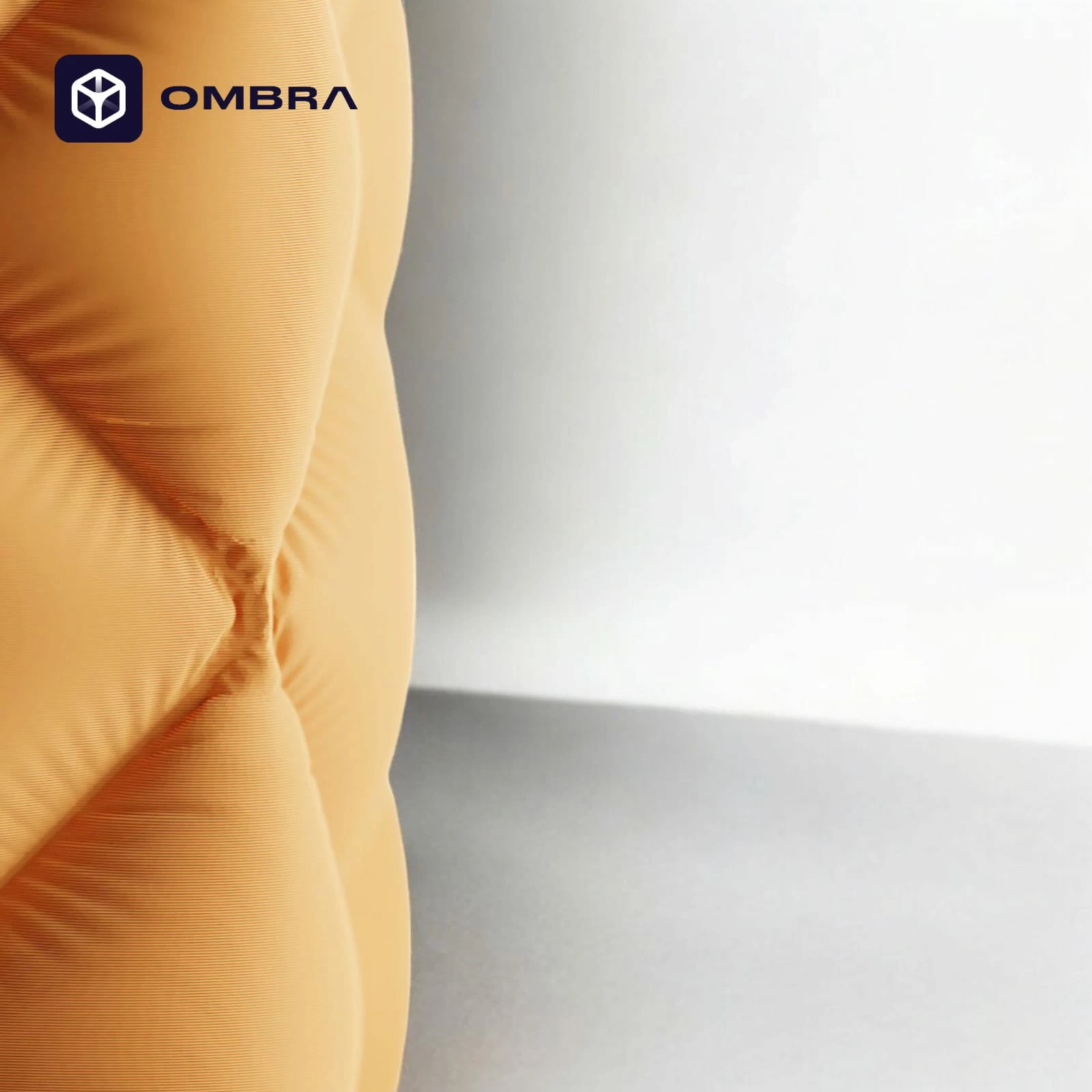 Vazo dekorative Pambuku, madhësia M, e portokalltë