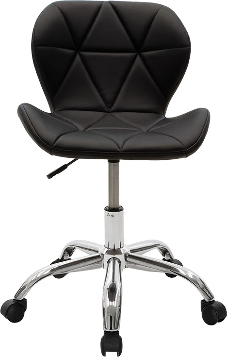 Karrige zyre Frea II, lëkurë PU, ngjyrë e zezë