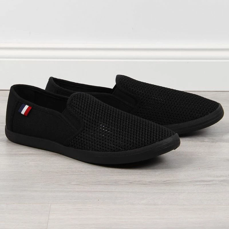 Atlete slip-on për meshkuj Yakimasport News, të zeza