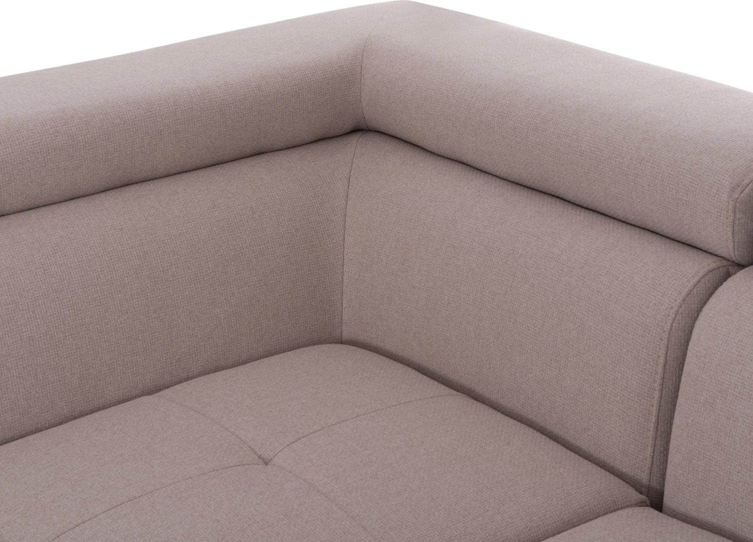 Kënd-sofë me hapësirë për depo, Encore FH3301.03L, material bezhë, 285x205x90cm