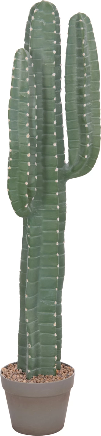 Bimë dekorative sintetike në vazo, lloj kaktusi, FH4742, 17.5x26x103cm