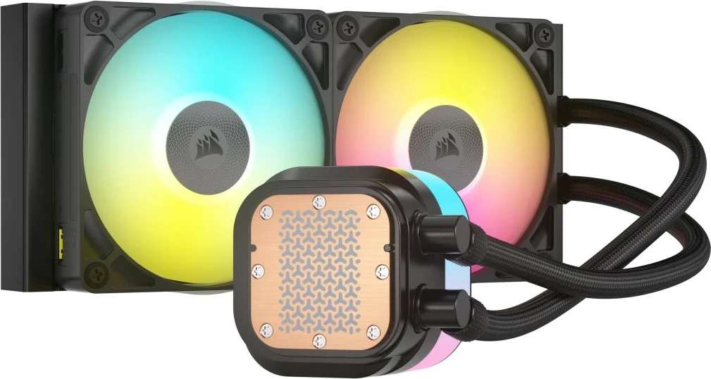 Ftohës CPU Corsair iCUE LINK TITAN 240 RX RGB, 240mm, me dy ventilatorë RGB