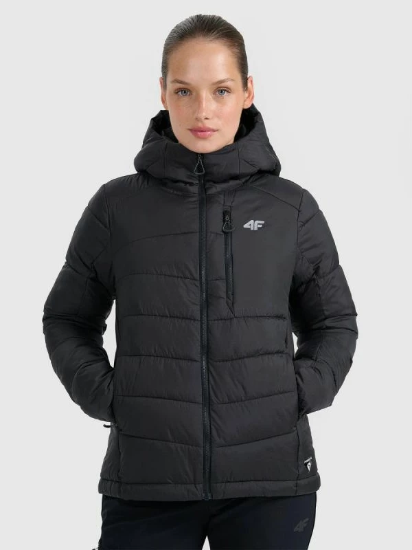 Jakne trekking për femra 4f, gri