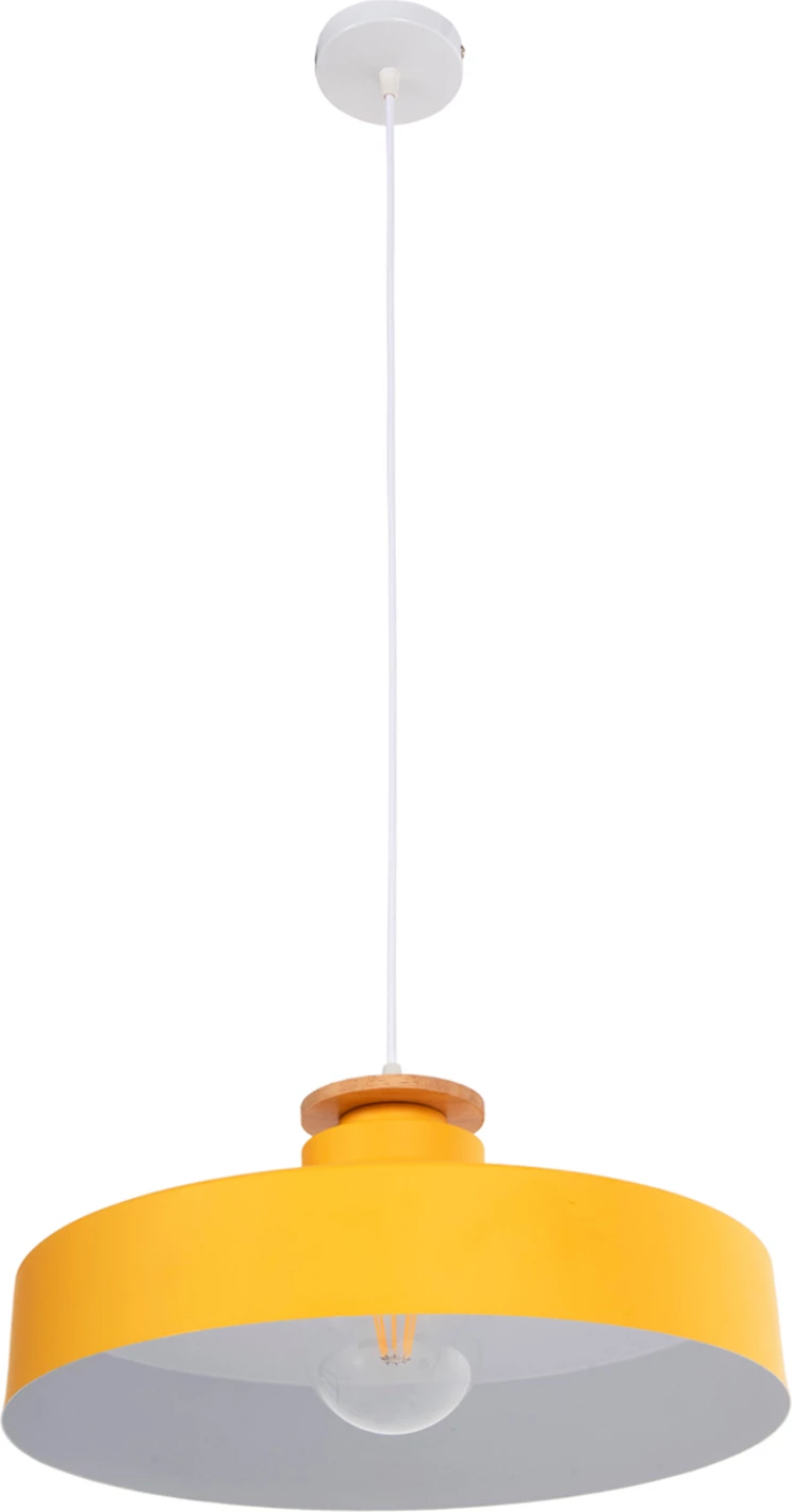 Llambë varëse tavani FH4159.04 metalike e verdhë Φ40x116Hcm