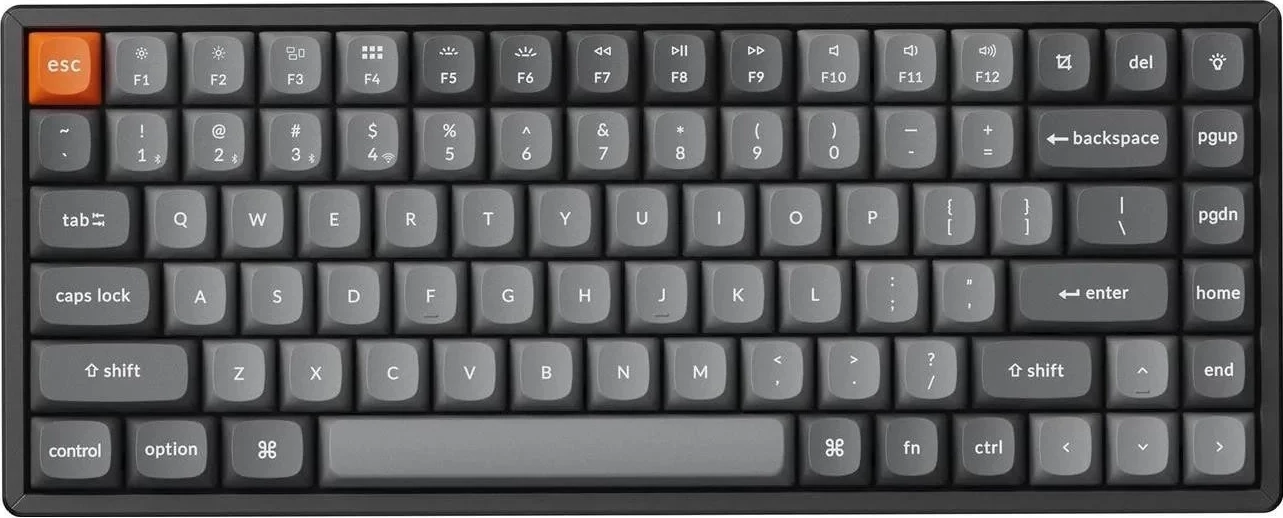 Tastierë Keychron K2 Max, 75%, Switch Brown, Ngjyrë e zezë