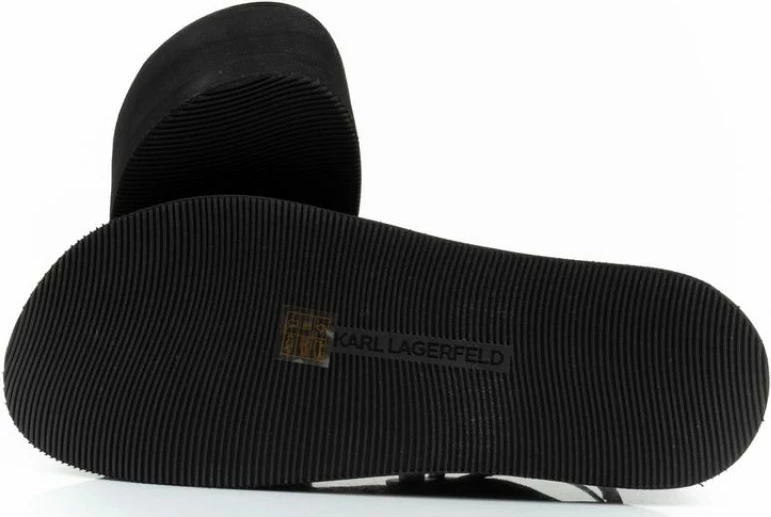 Çizme platforme për femra Karl Lagerfeld, të zeza