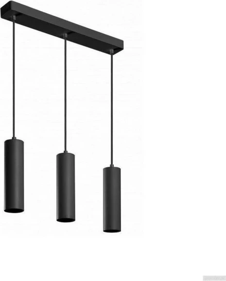 Llambë varëse GTV TRESOS 3xGU10 220-240V, e zezë