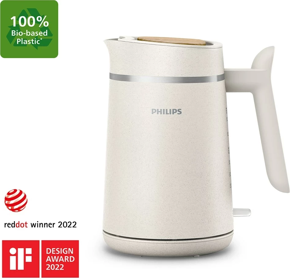 Çajnik Philips Eco Conscious Edition HD9365/10, 1.7 L, 2200 W, Bardhë