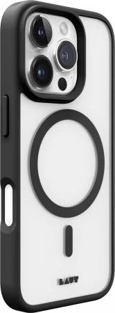 Mbështjellës LAUT Huex Protect MagSafe për iPhone 16 Pro, i zi