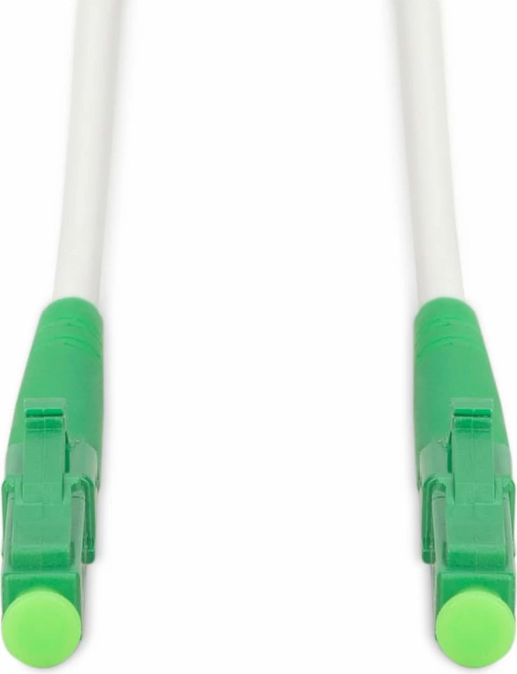 Kabllo optike Digitus LWL LC/LC APC, 20m, single-mode, e bardhë/gjelbër