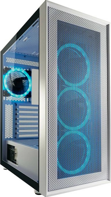 Kasë LC-Power Gaming 802W, Midi Tower, ATX/micro ATX/Mini-ITX, RGB, e bardhë