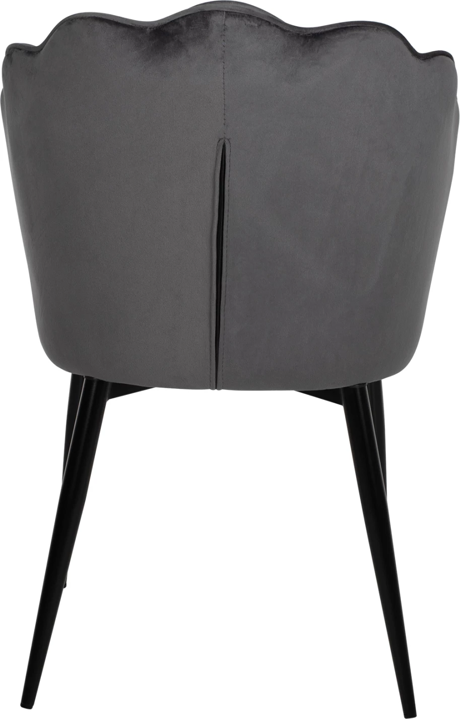 Karrige AVIE FH8737.01 kornizë metalike dhe kadife gri 48x48x85Hcm., set prej 2 copë