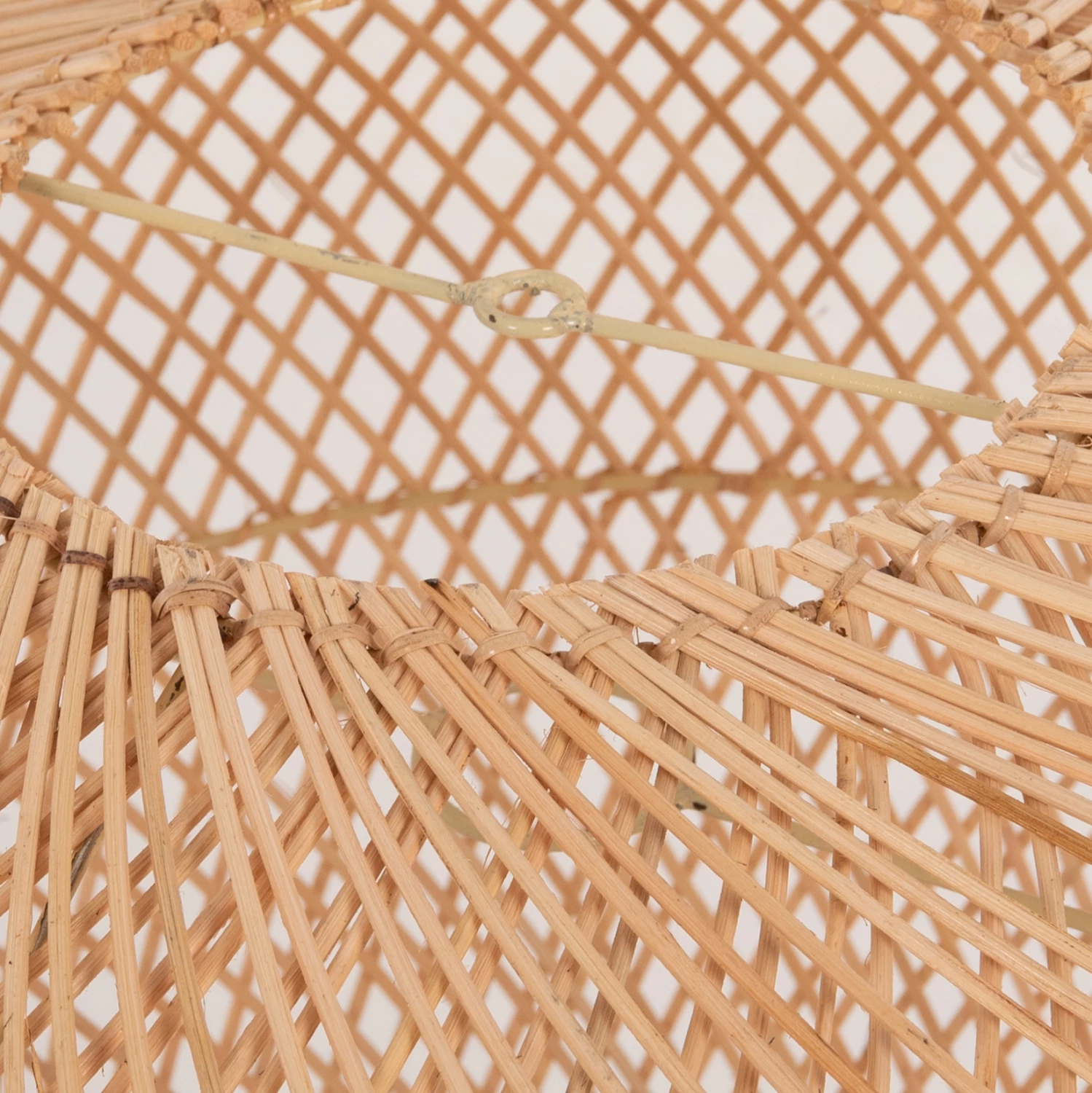 Llambë varëse tavani FH7882 prej ratani, ngjyrë natyrale, Φ49x157Hcm