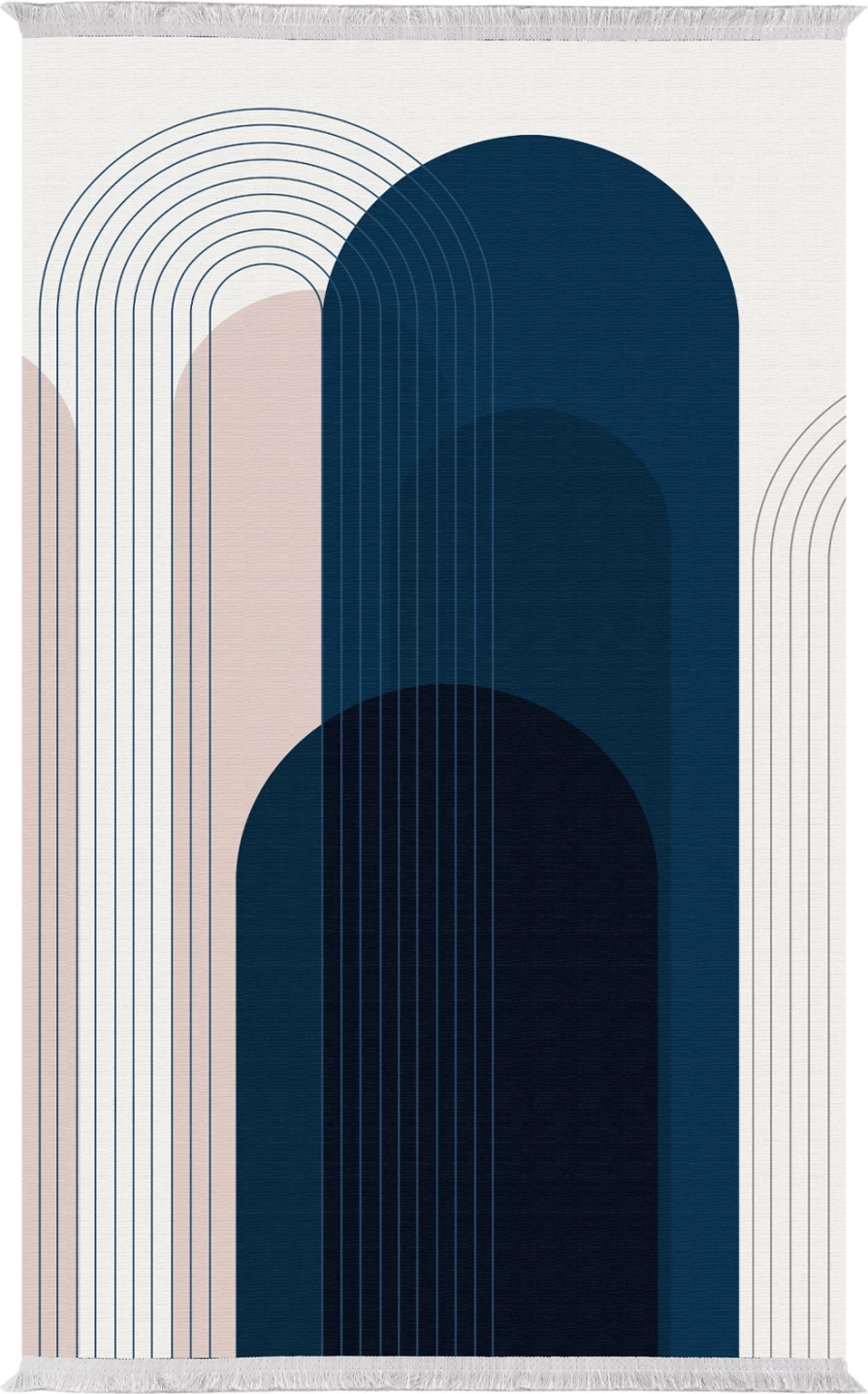 Tepih për dhomë ndeje me franja, JOSIANE FH7675.49, shumëngjyrësh, 160x230 cm