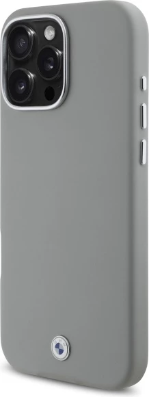 Mbështjellës BMW Sign Full Wrapped Metal MagSafe për iPhone 16 Pro Max, Gri
