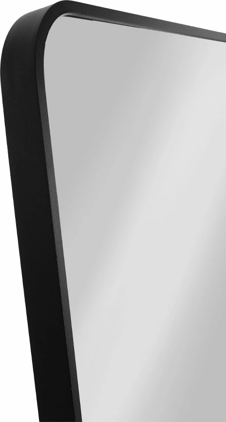 Pasqyrë dyshemeje Lisso, e zezë, 40x165cm