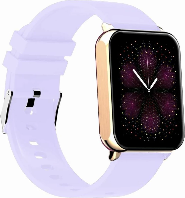 Smartwatch Gravity, rozë gold purple