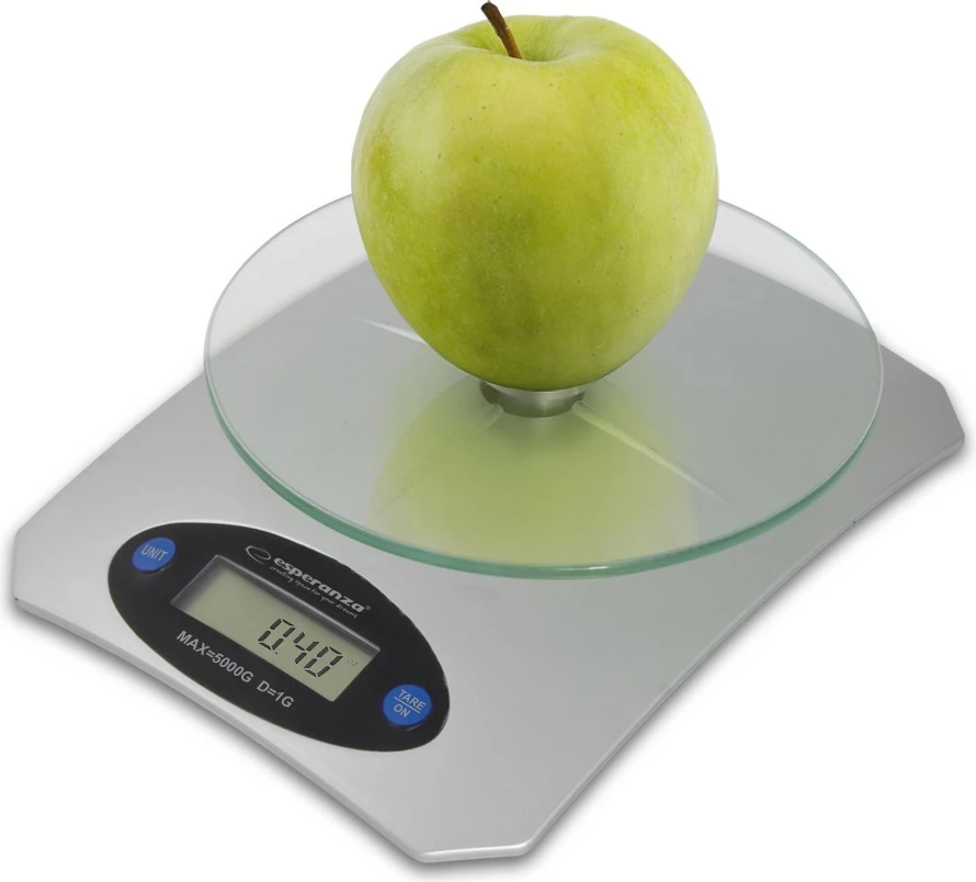 Peshore kuzhine Esperanza EKS006, digjitale, 5 kg, argjendtë