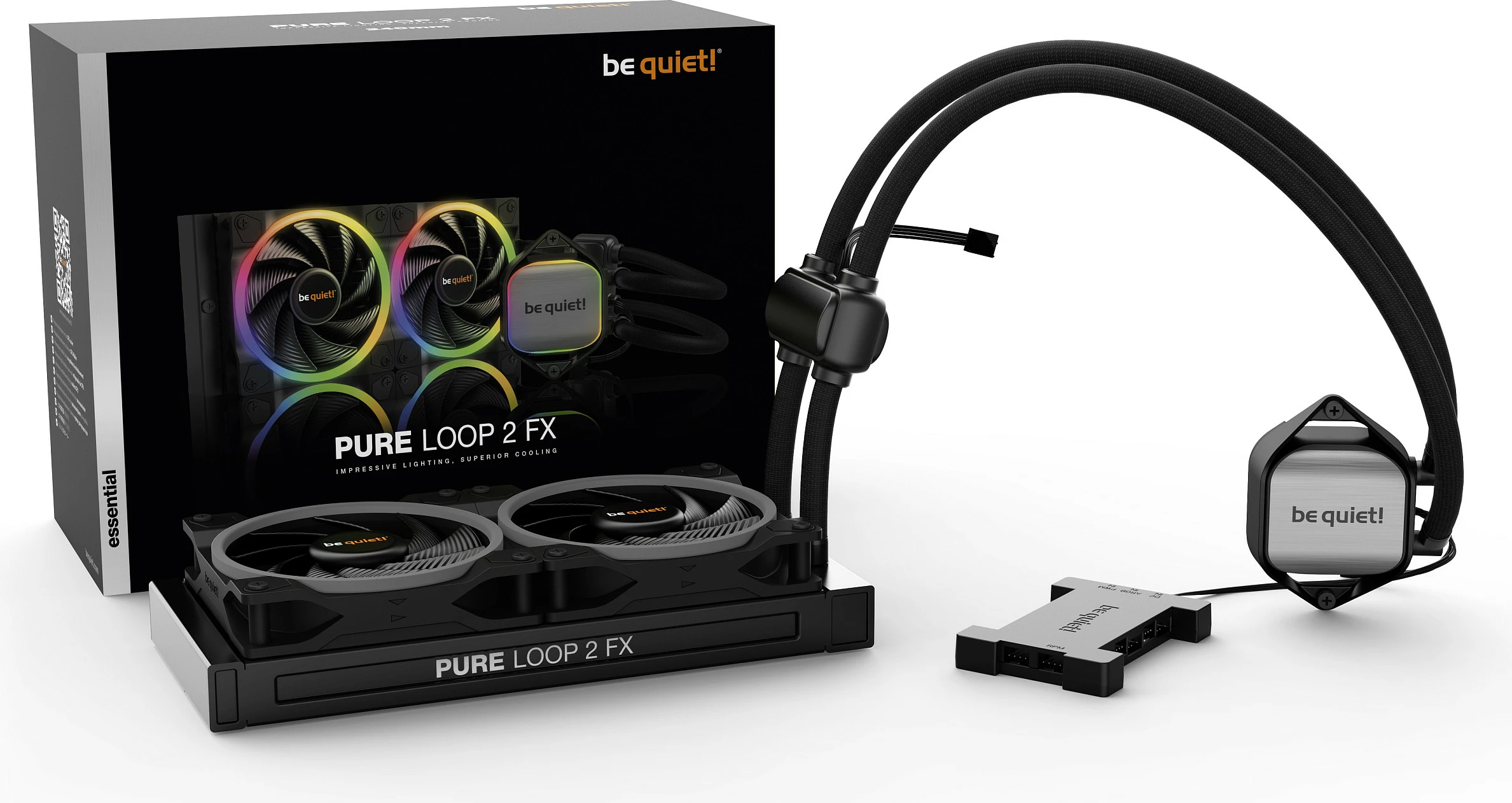 Kasë ftohje uji be quiet! Pure Loop 2 FX 240mm, 12 cm, 8 dB, 32.3 dB, E zezë