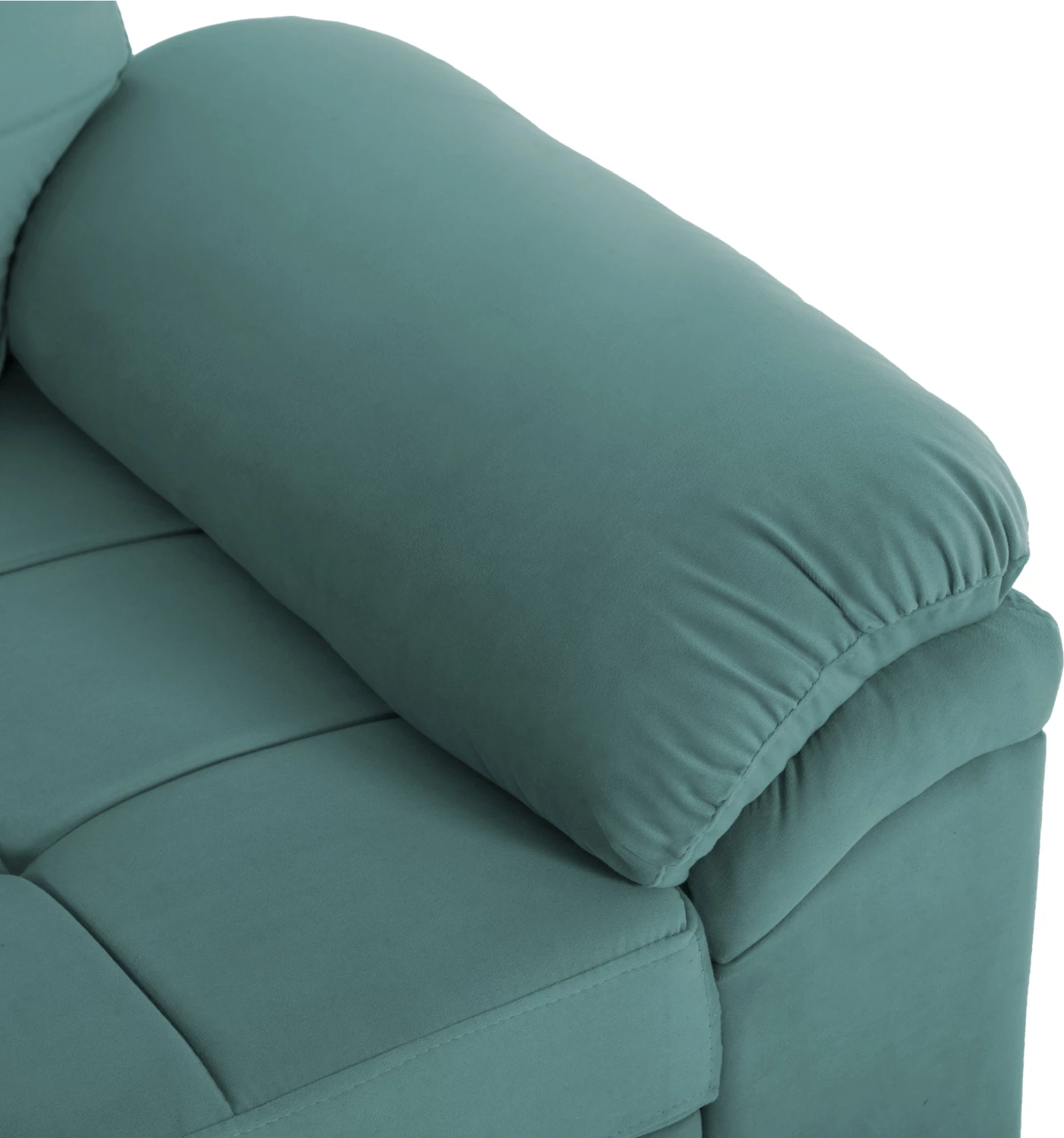 Kënd divan shtrat JADE FH3144.04L kadife jeshile deti 250x80-180x73-88Hcm